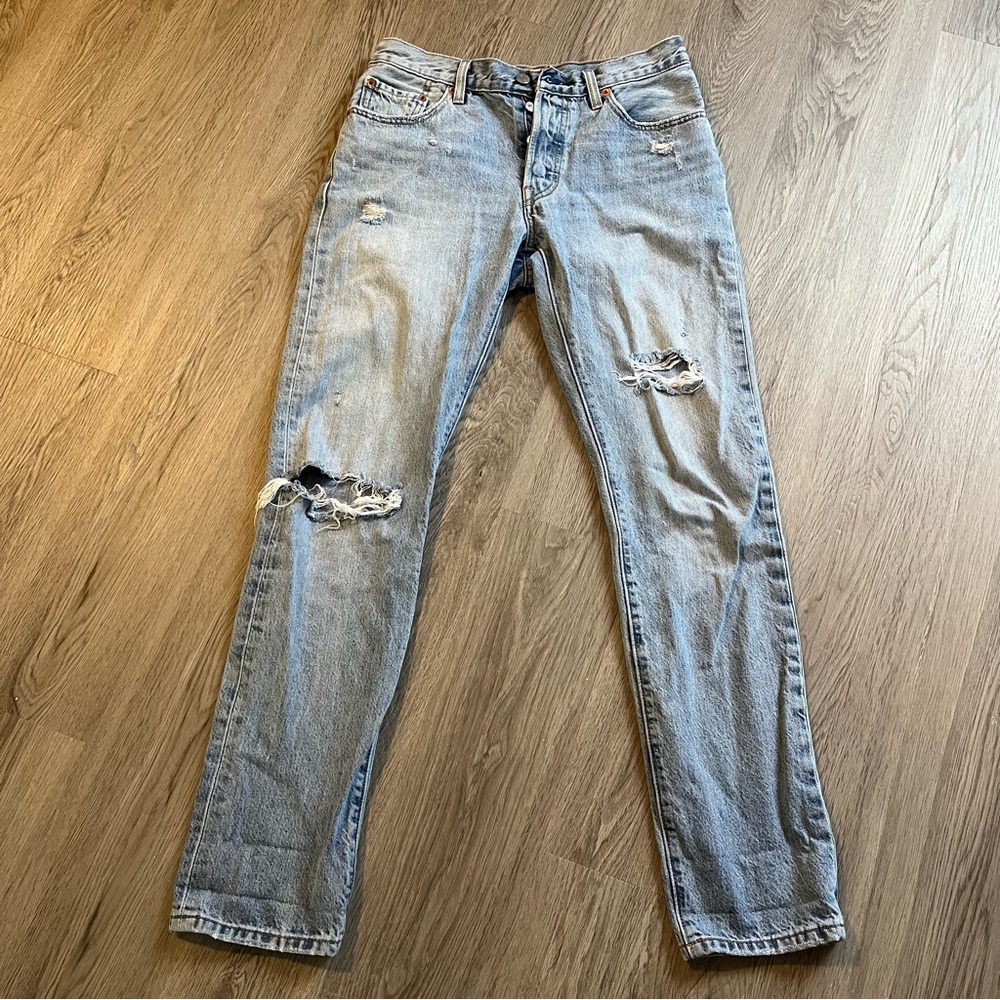 Levi's Jeans - ripped - distressed tone